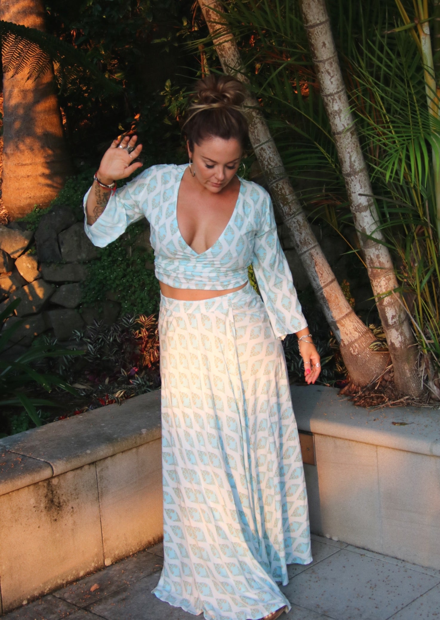 Santorini Wrap Top image 2