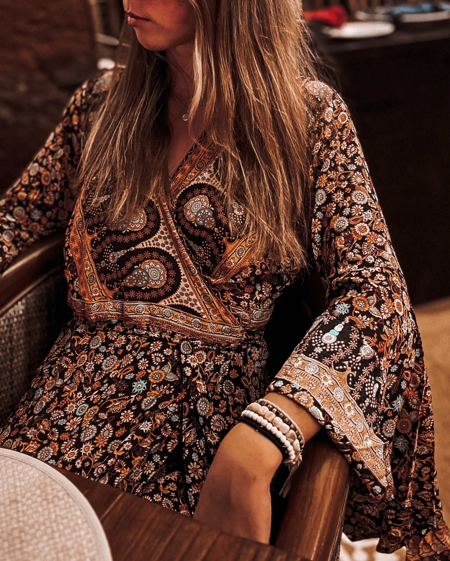 India Maxi Kimono Dress image 4