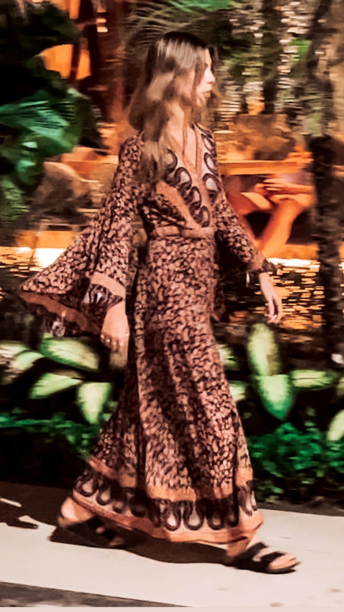 India Maxi Kimono Dress image 1