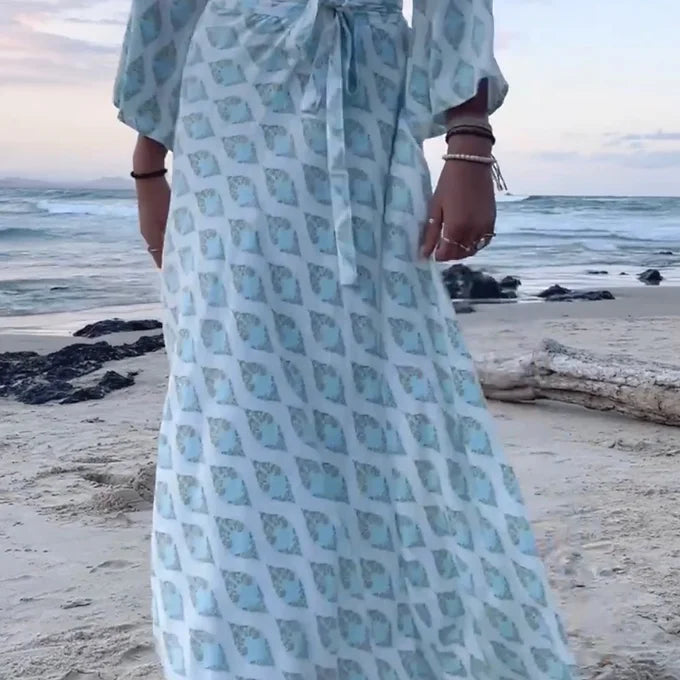 Santorini Maxi Wrap Skirt