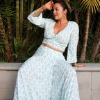 Santorini Maxi Wrap Skirt