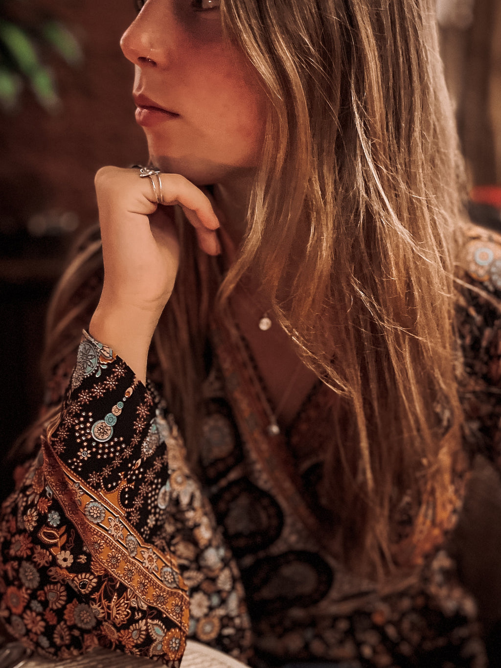 India Maxi Kimono Dress image 0